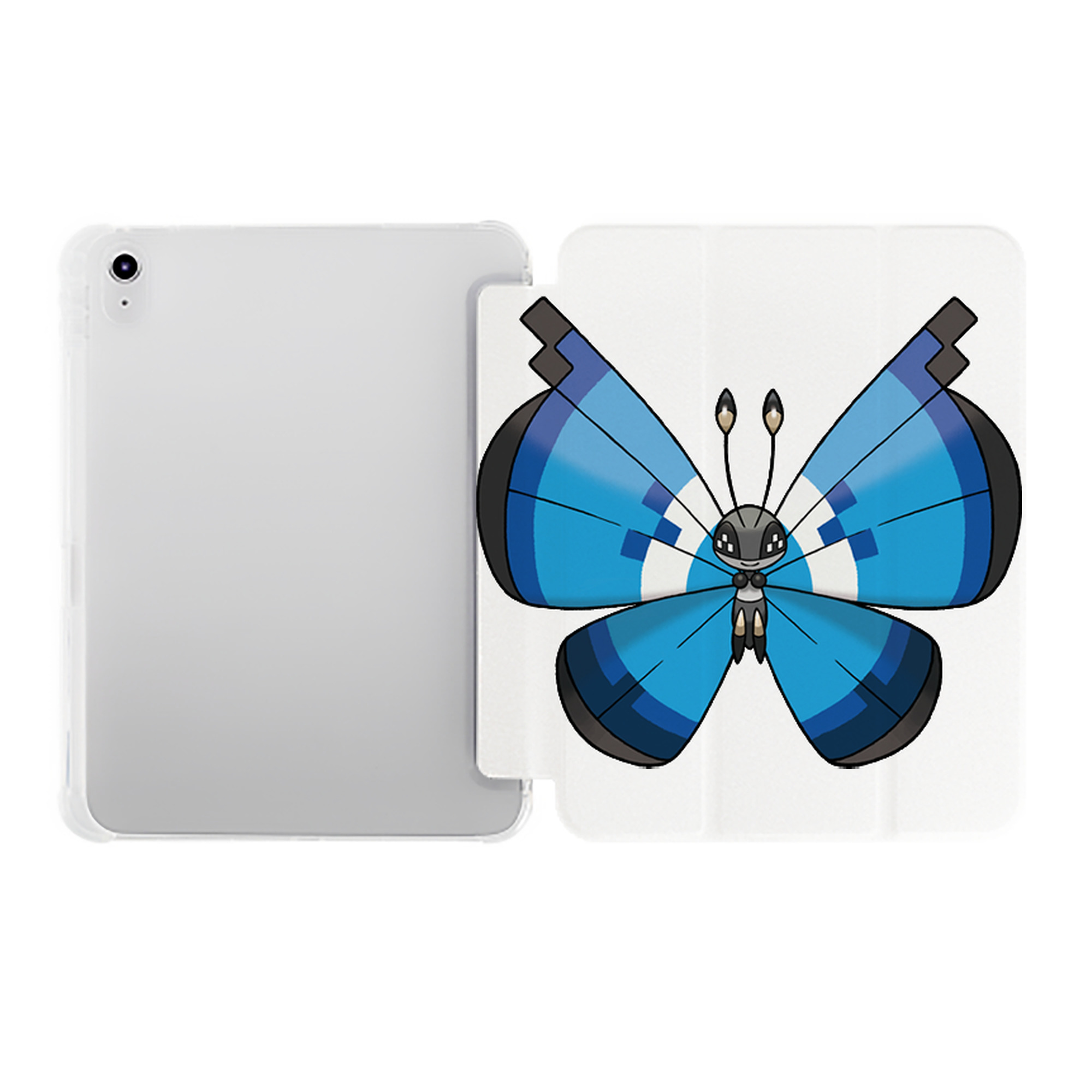 （画像用） ポケットモンスター Pokémon IPad ケース ペン収納付き 三つ折りスタンド PUレザー×シリコン 対応機種9.5/10.5/10.9インチ
